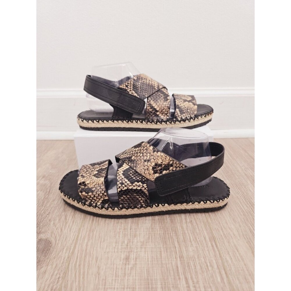 Vince Black and Tan Sandals